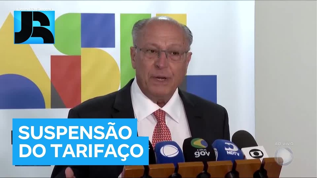 Geraldo Alckmin afirma que suspensão do tarifaço dos EUA vai aumentar competitividade brasileira