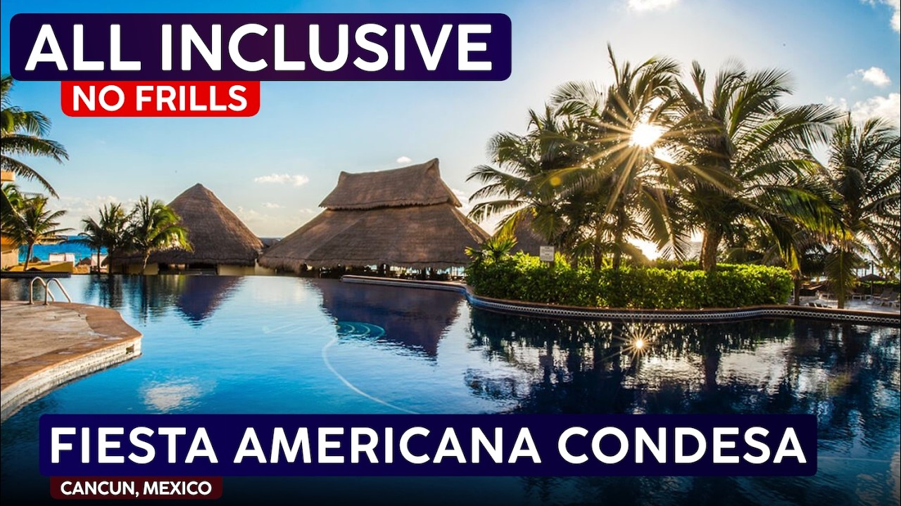 FIESTA AMERICANA CONDESA Cancun, Mexico 🇲🇽  4k Resort Tour & Review 🇲🇽 Gray on Gray