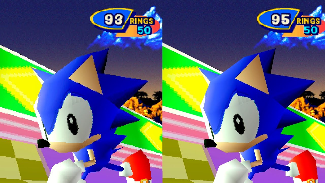 Sonic 3D Blast (Saturn) - All Special Stages [High-Res Mode]