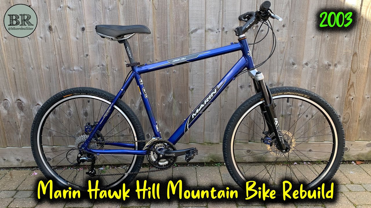 Marin Hawk Hill 2003 Mountain Bike Rebuild ASMR