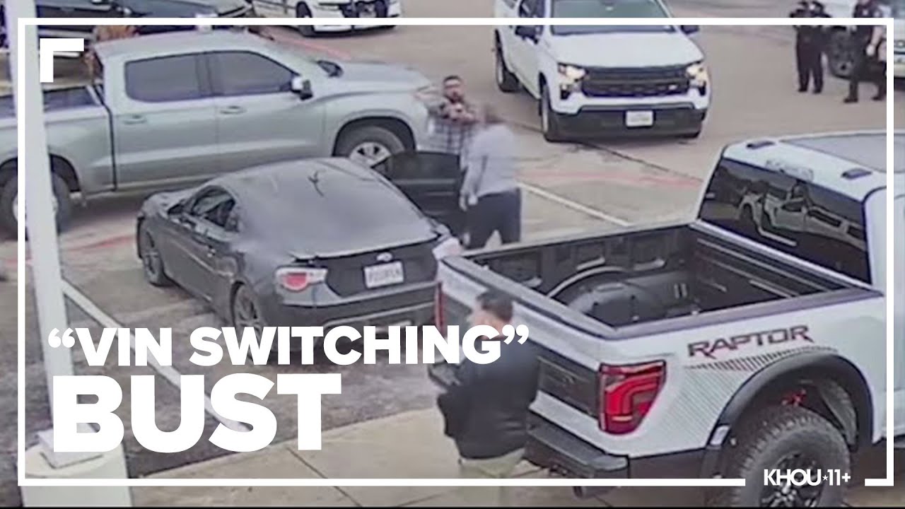 Caught on camera | Officers swoop in on suspect in alleged 'VIN-switching' scheme