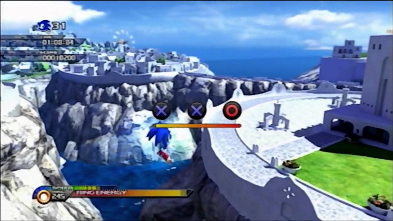 Sonic Unleashed Windmill isle Day Act.2 Speedrun guide ~Sub 