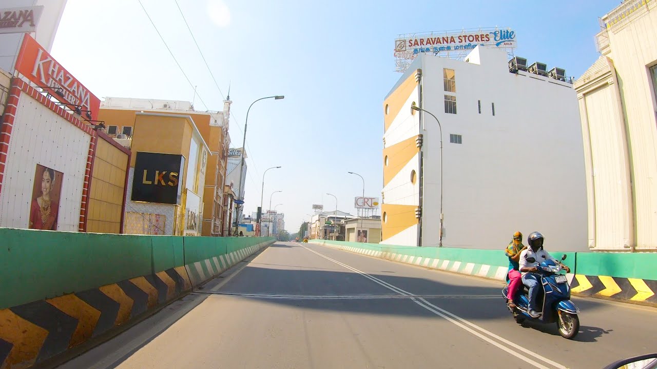 Driving Video of the Magnificent T Nagar Usman Road Flyover Chennai