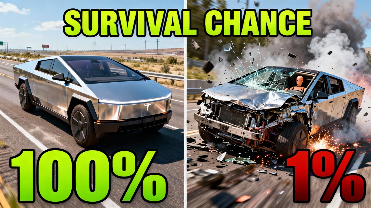 BeamNG.drive: Survival Chance Test #17 (100% vs 0% Damage)
