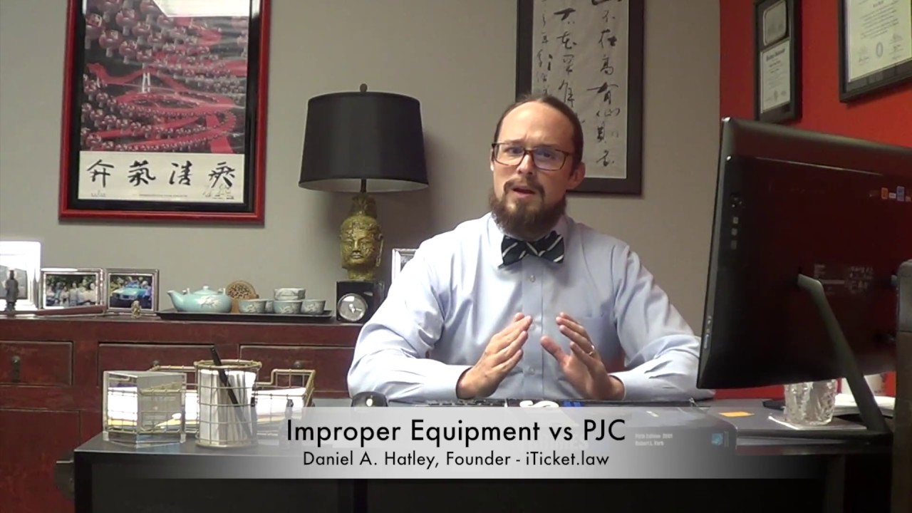 Improper Equipment vs.  Prayer for Judgement Continued (PJC)