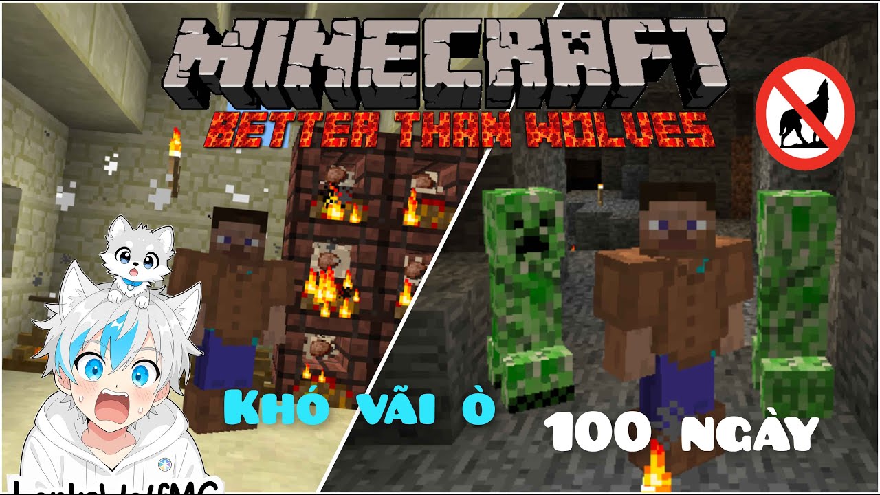tóm tắt 100 ngày minecraft sinh tồn mods better than wolves siêu khó và cái kết ố dề