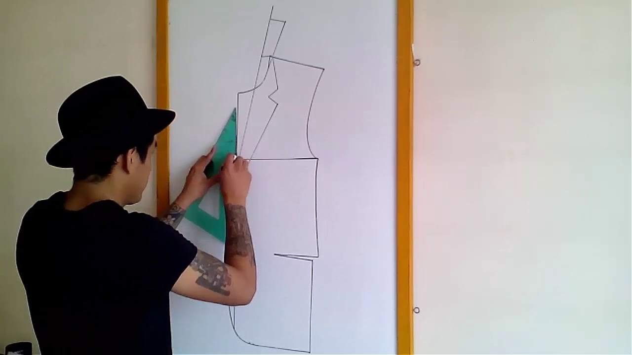 Tutorial Completo: Cómo Trazar Solapa de Saco Tipo Sastre Paso a Paso)