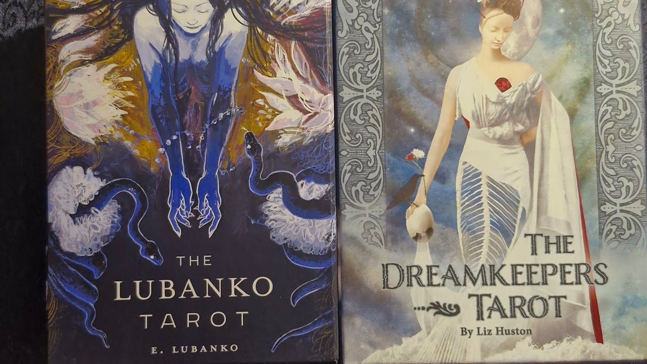 Распаковка таро🪷 Первая посылка в этом году The Lubanko tarot & The Dreamkeepers tarot