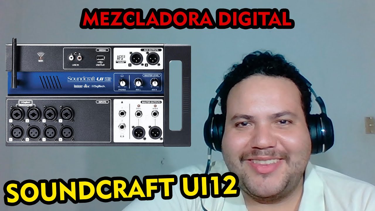 Mixer digital soundcraft ui12
