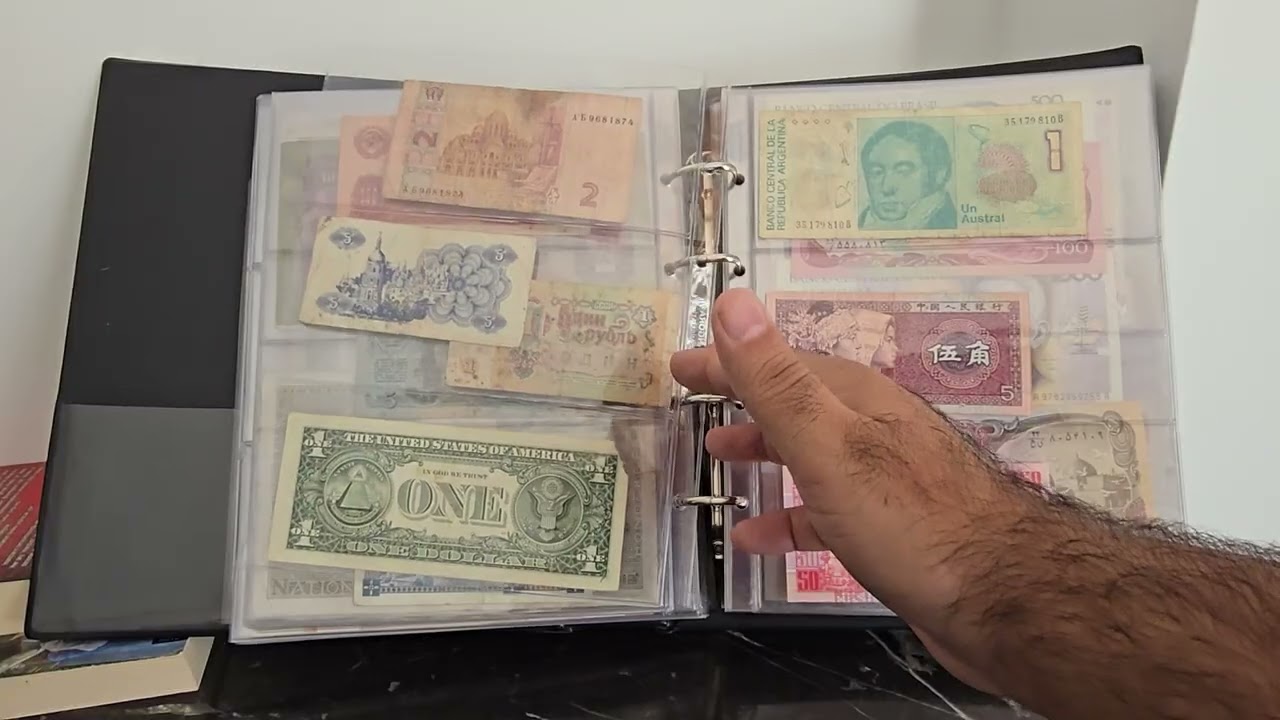 Para koleksiyonumun en nadir parçaları.