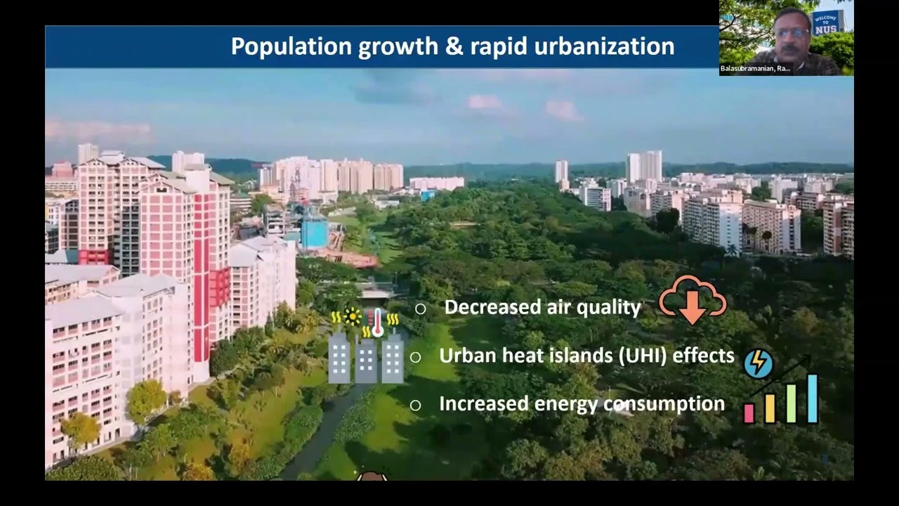 Healthy Living in Healthy Cities, Prof. Rajasekhar Balasubramanian