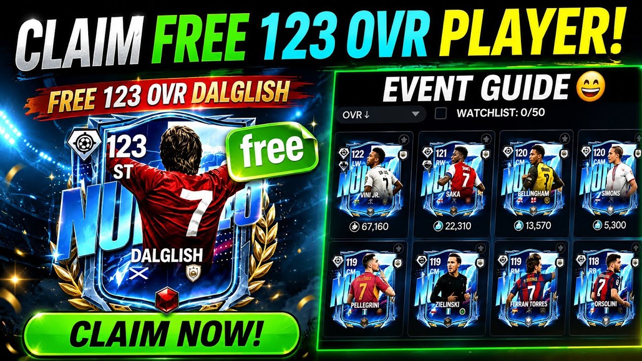 БЕСПЛАТНЫЙ ДАЛГЛИШ 123 ДЛЯ F2P И ЛУЧШИЙ ГАЙД ПО СОБЫТИЮ Numero | Dynamic Fc