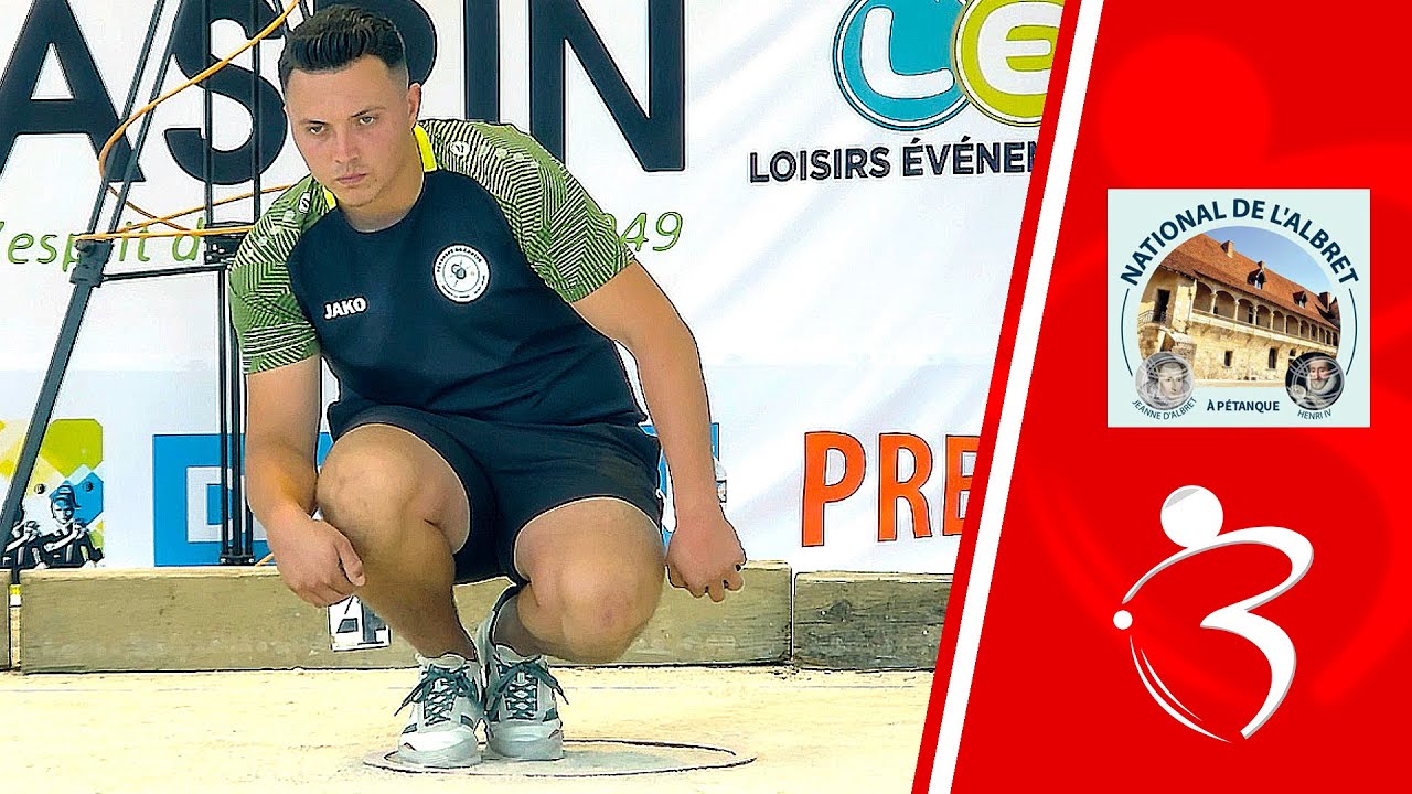 Quart GILAIS vs GLENADEL triplette mixte de l'Albret à Nérac : Pétanque Juillet 2023