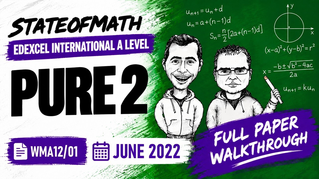 Edexcel IAL Maths - Pure Mathematics P2 - June 2022