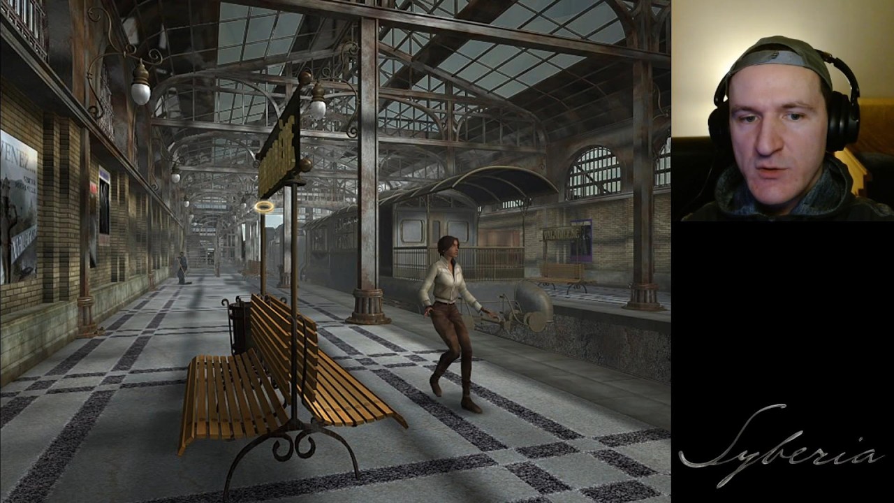 Syberia. Видео - 4. Зашли на фабрику игрушек, изучаем железнодорожную станцию и поезд