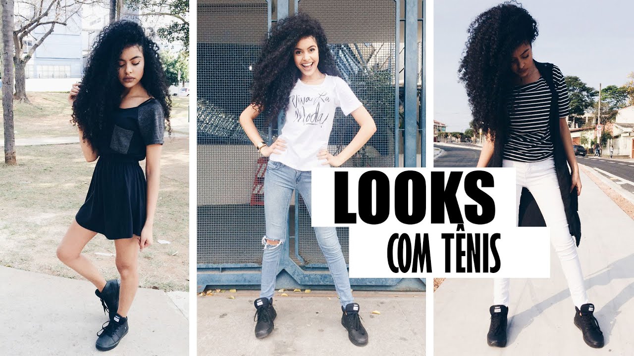 LOOKS ESTILOSOS USANDO TÊNIS
