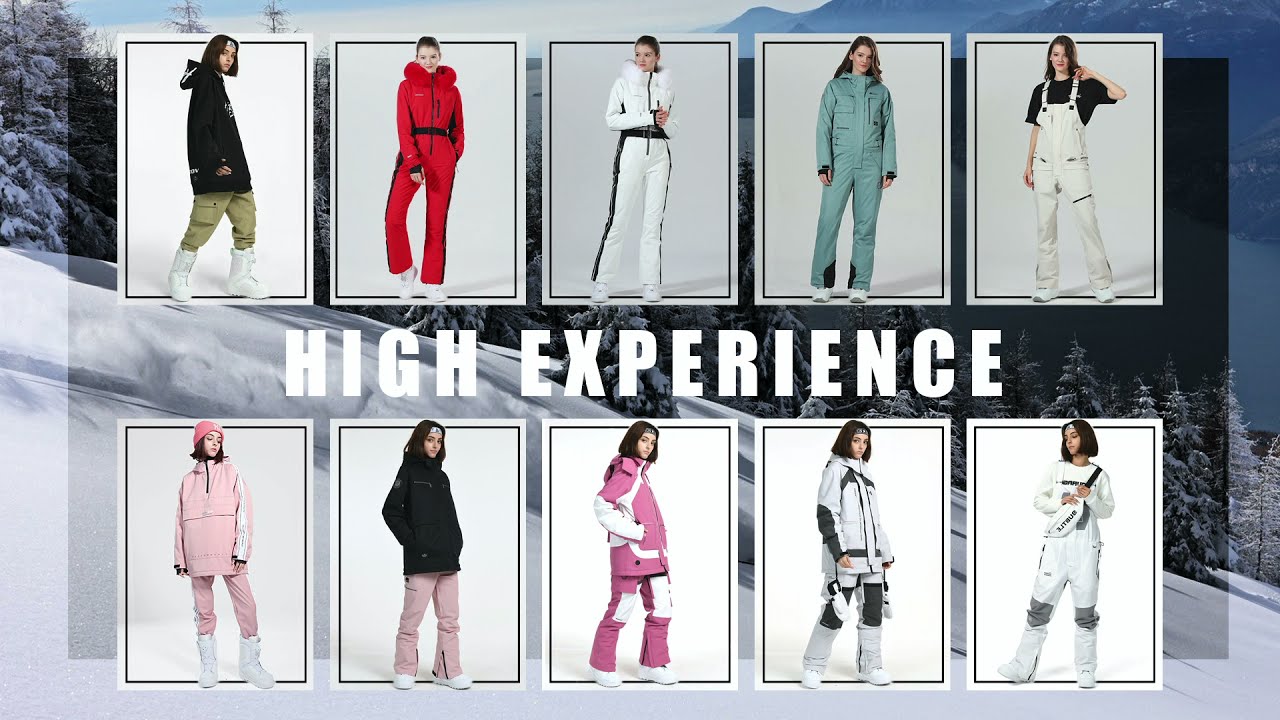 High Experience Ski Shop Women's Premium Winter Ski Snowsuit One Piece Jumpsuit Snowverb/Snowshred