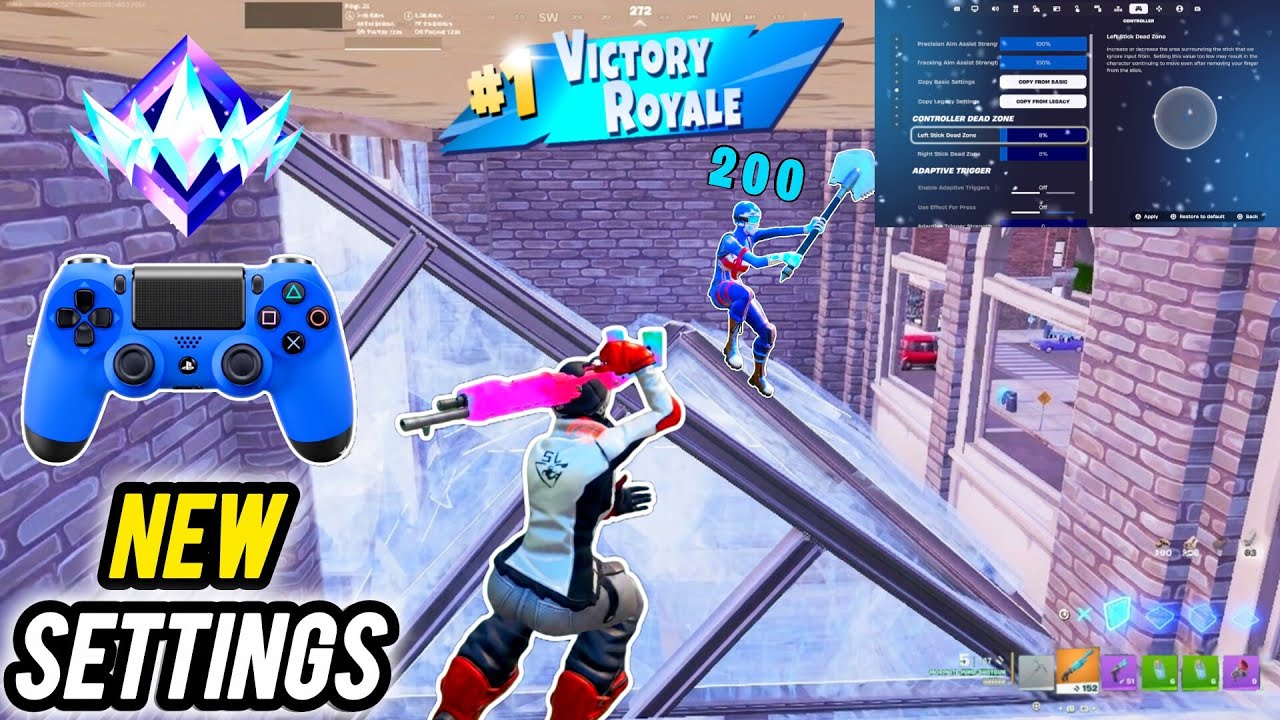 Now on PC! Best Controller Settings Fast Mechanics & Perfect Aim Fortnite Chapter 7