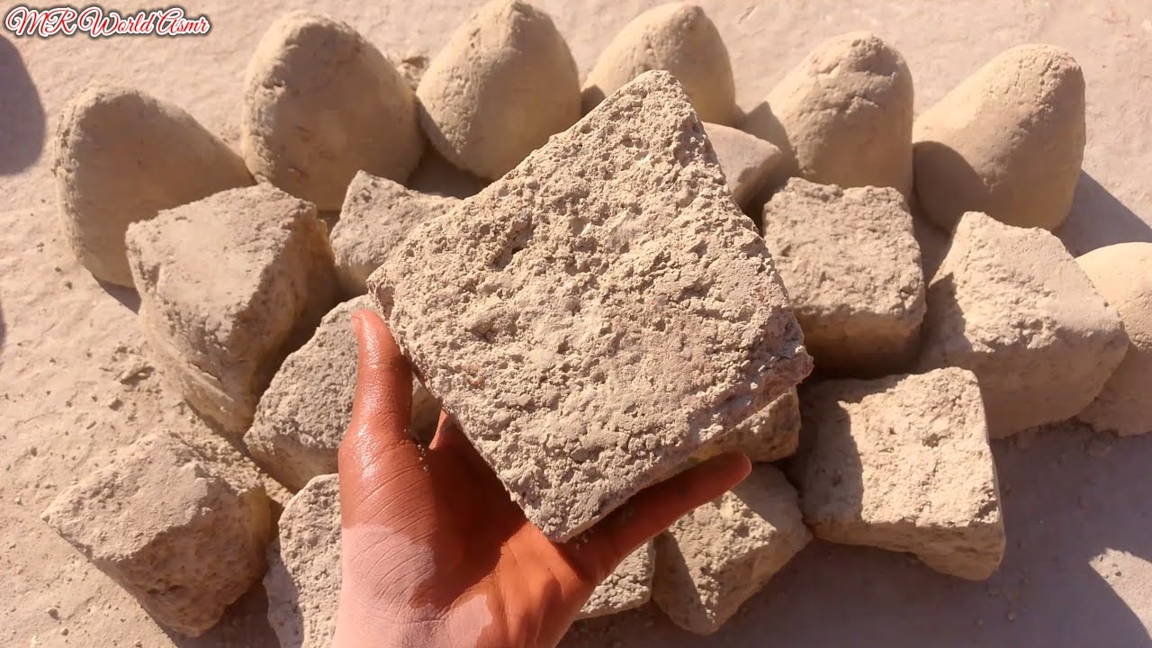 New bombastic🔥 Stoney mud dry crumbling lovers with satisfying crumbling video💣 @prettyasmr276 