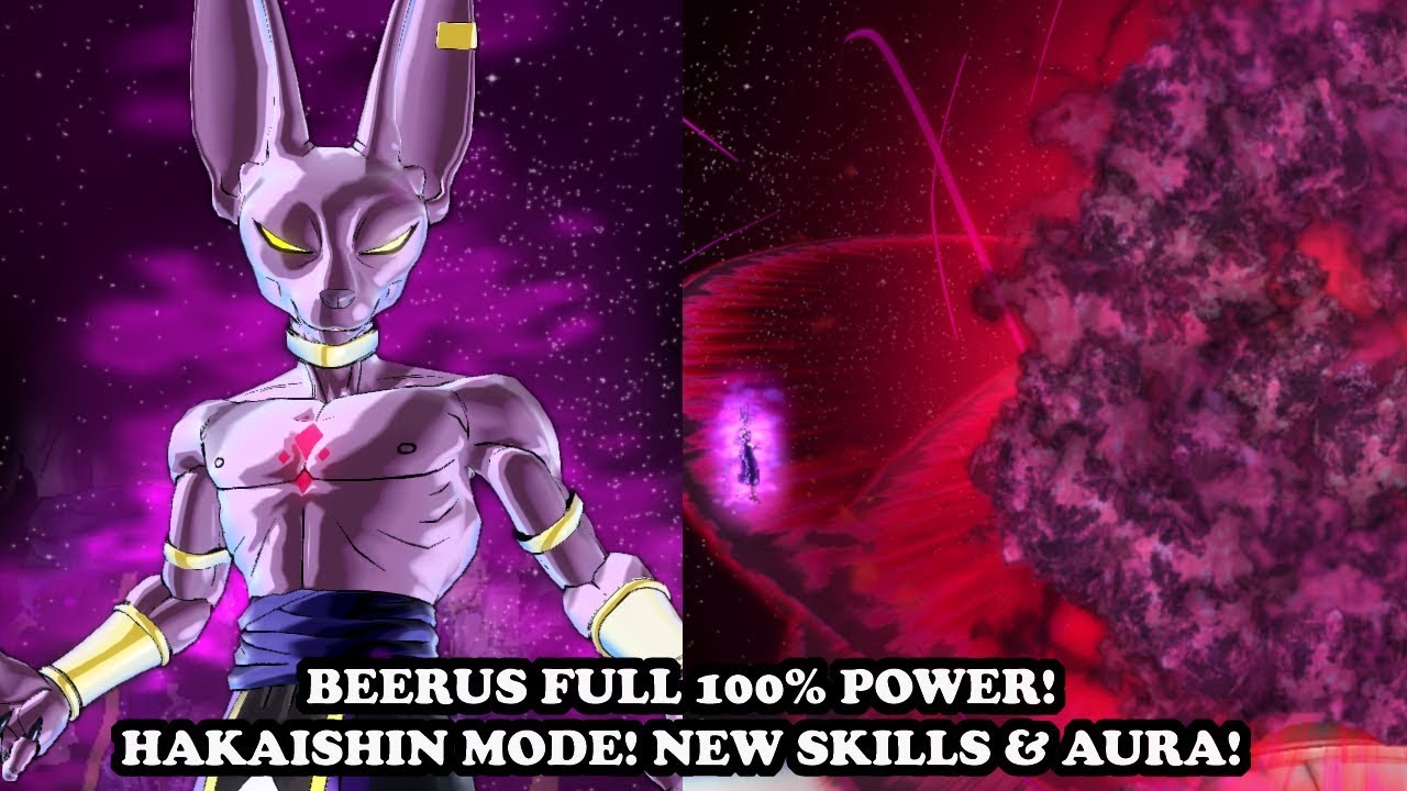 WHAT IF: BEERUS 100% HAKAISHIN FORM! NEW CRAZY SKILLS & AURA! HAKAI! Dragon Ball Xenoverse 2 Mods