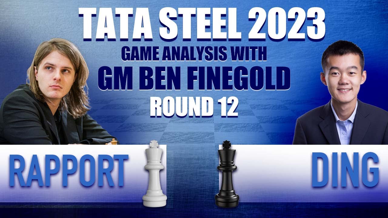 Tata Steel Round 12: Richárd Rapport vs Ding Liren