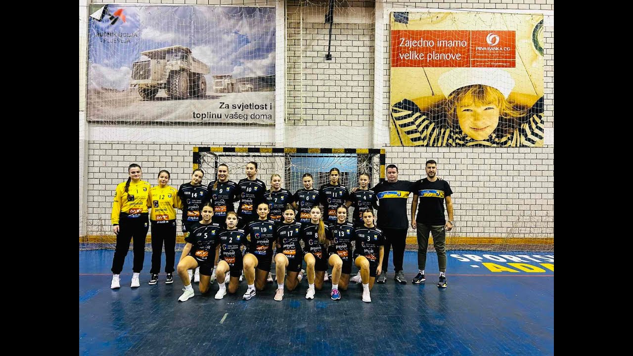pionirke ŽRK Goražde - ŽRK Berane  21 : 18 (8 : 14)   DRUGO POLUVRIJEME