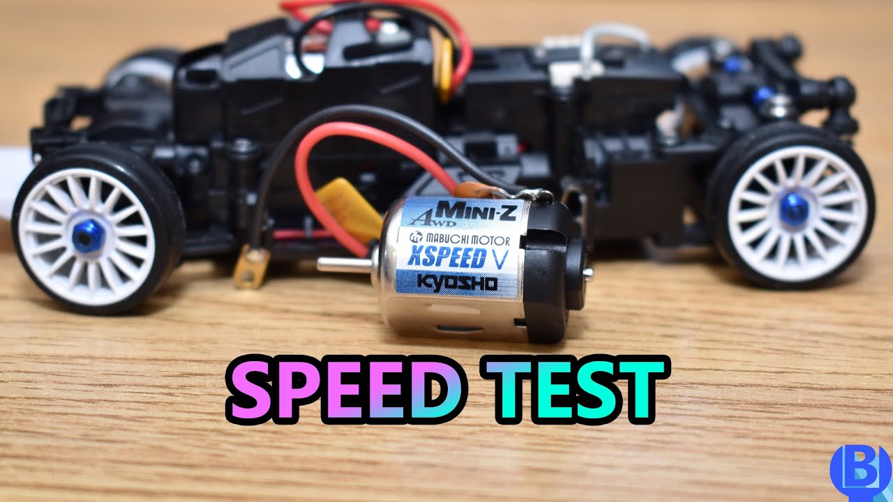 Mini-Z MA-030 X-Speed V Motor Upgrade & Speed test