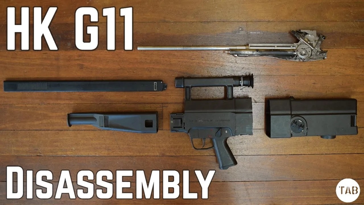 Heckler & Koch G11 — разборка и принцип работы!