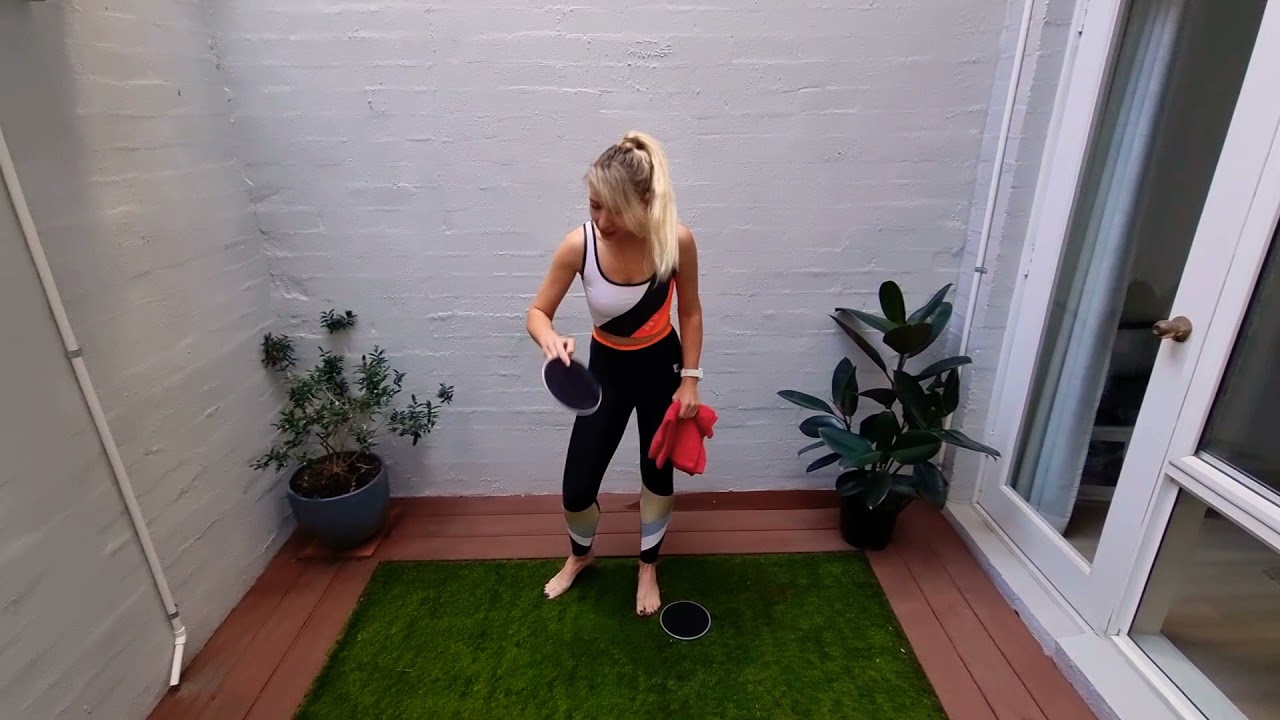 10 min Sliding disc short workout 😊