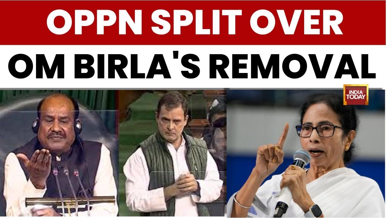 Congress Vs TMC Over Resolution To Remove Om Birla As Lok Sabha Speaker | India Today News