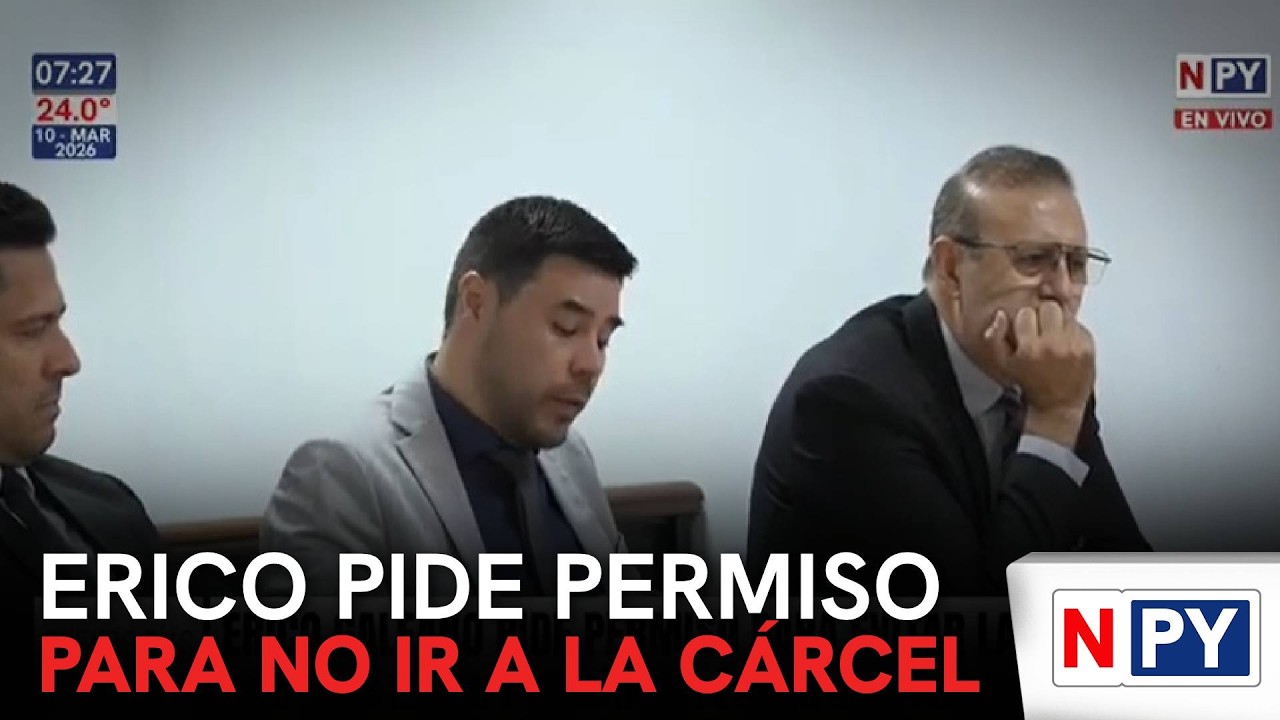 Erico Galeano pide permiso para evitar la prisión