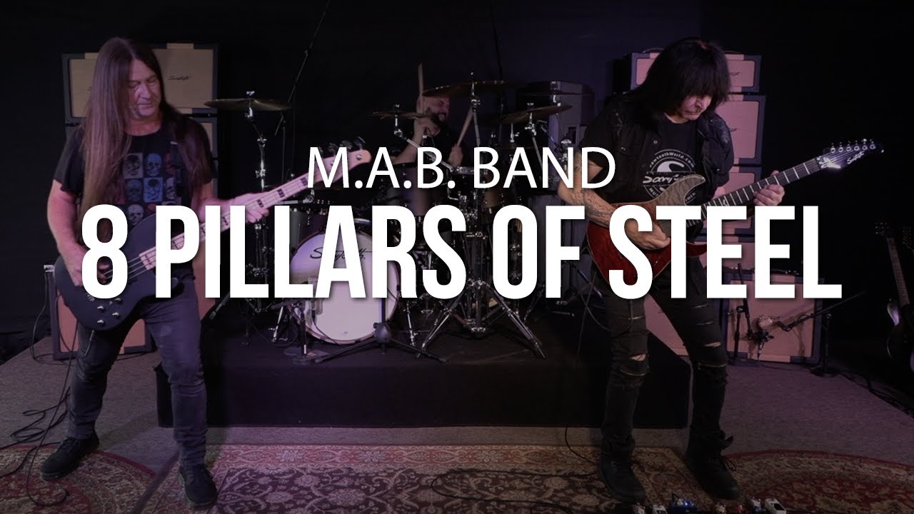 M.A.B. Band | 8 Pillars of Steel Live at GoDpsMusic Live Studios | Michael Angelo Batio