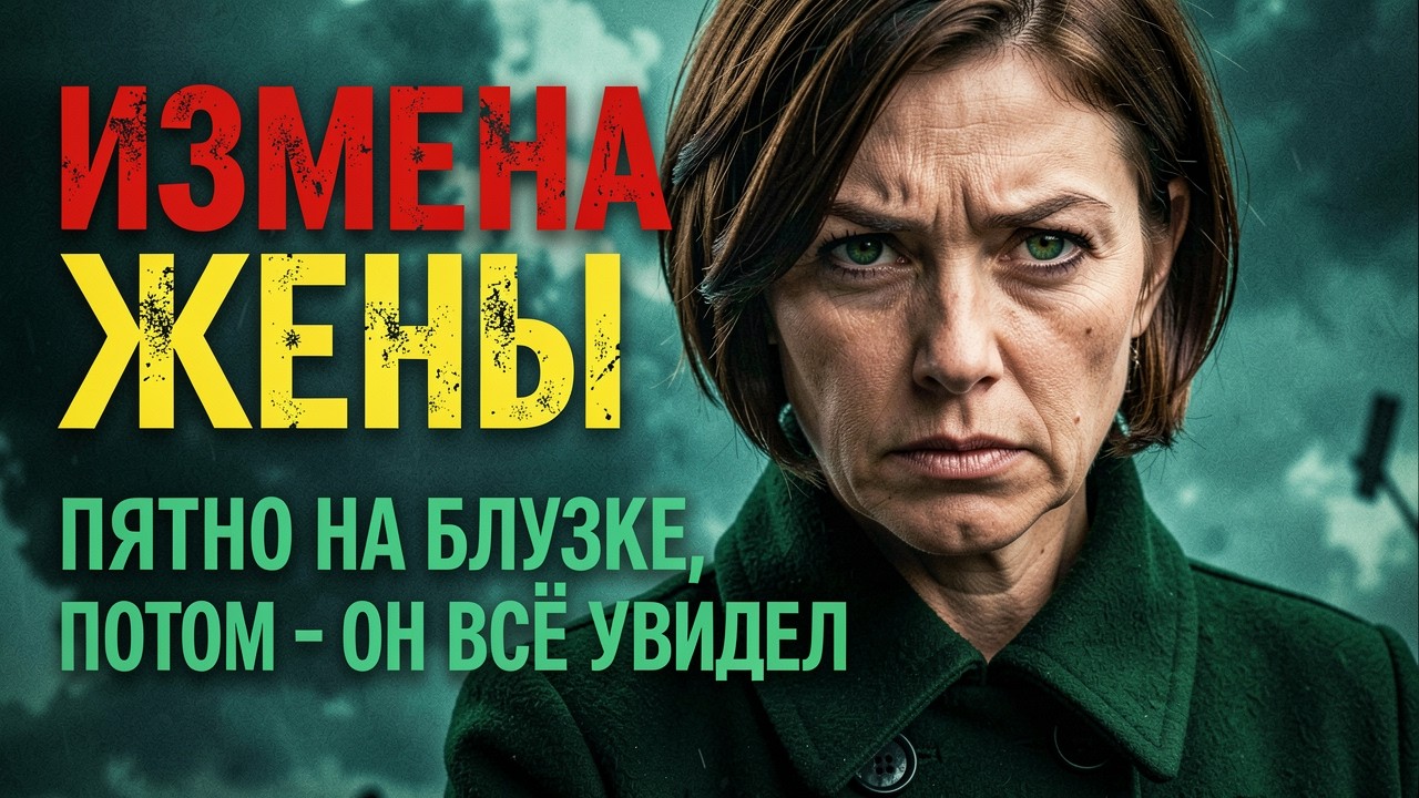 Измена жены: пятно на блузке, потом - он всё увидел. Аудиорассказ