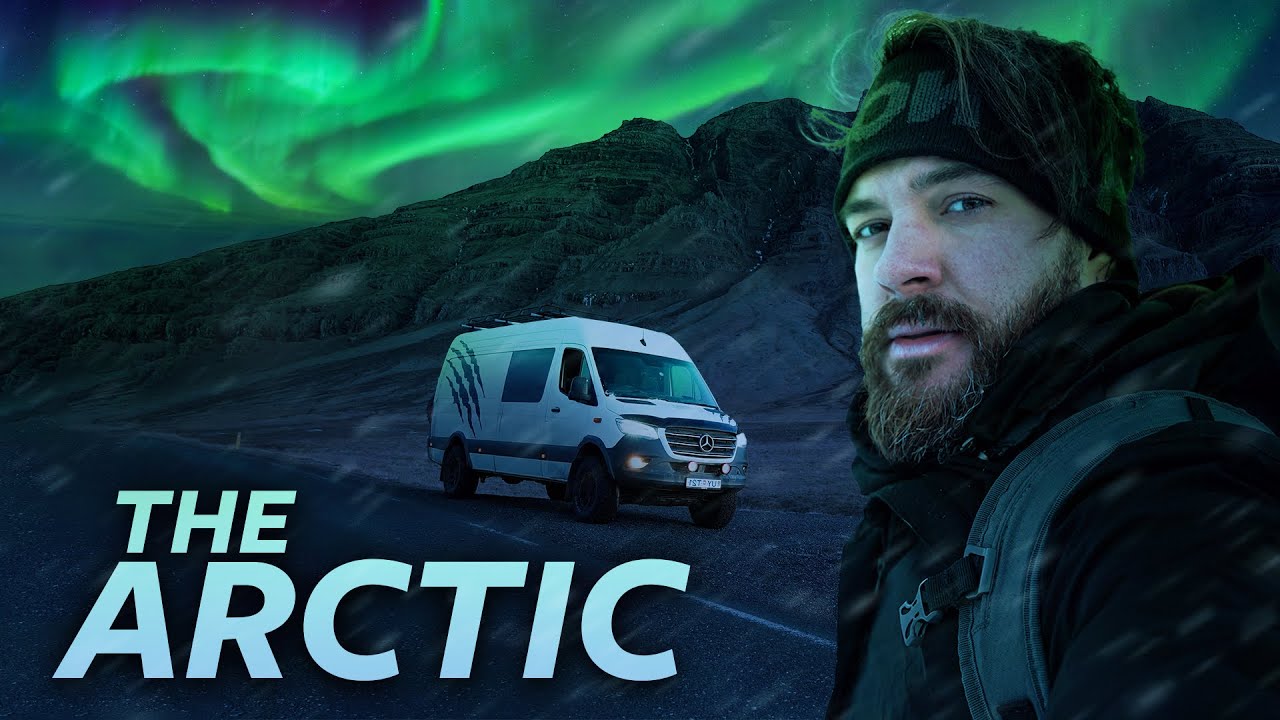 Winter Camping in THE ARCTIC & Finding Secret Underground Pool