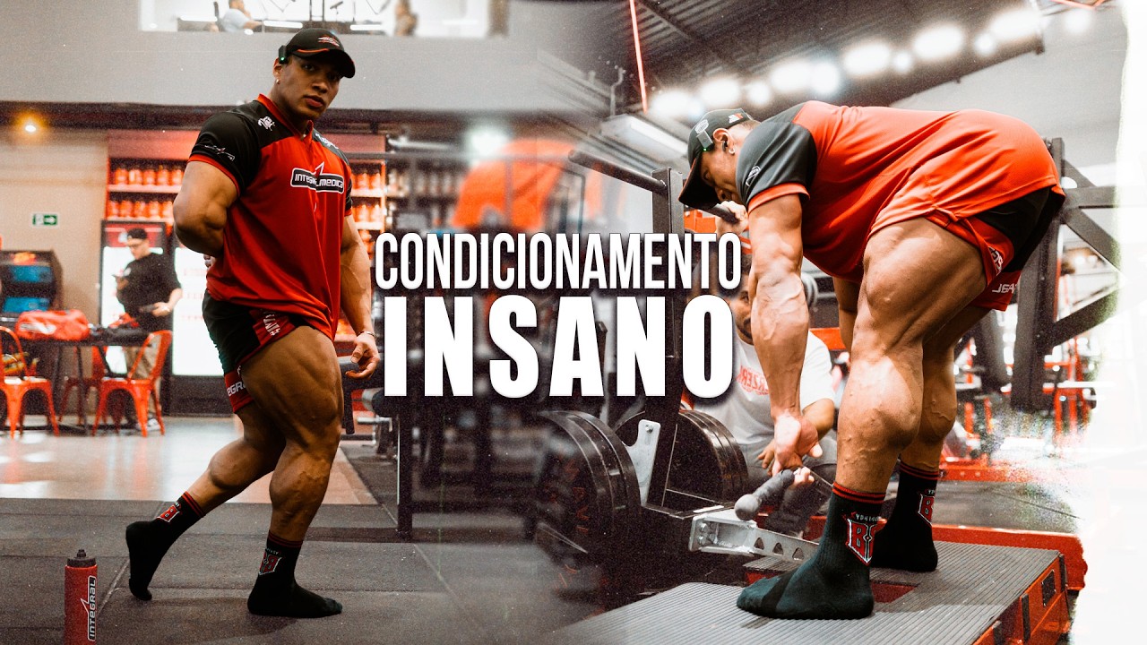 DIEGO ESTA COM UM O CONDICIONAMENTO INSANO !!! - LEG DAY