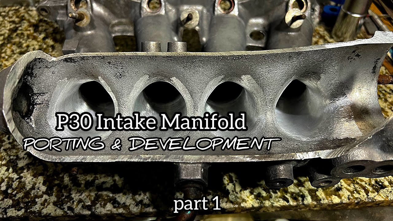 Intake Manifold porting B16a P30 development initial steps