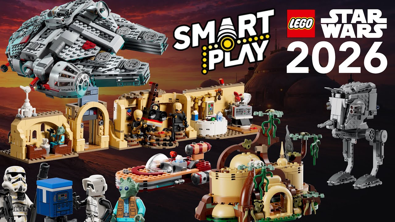 Представлены дополнительные наборы LEGO Star Wars 2026 Smart Brick.