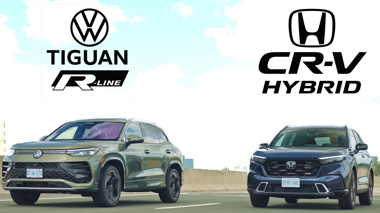 Want vs Need! 2025 VW Tiguan RLine vs. 2026 Honda CR-V Touring Hybrid,  SUV Showdown Review.
