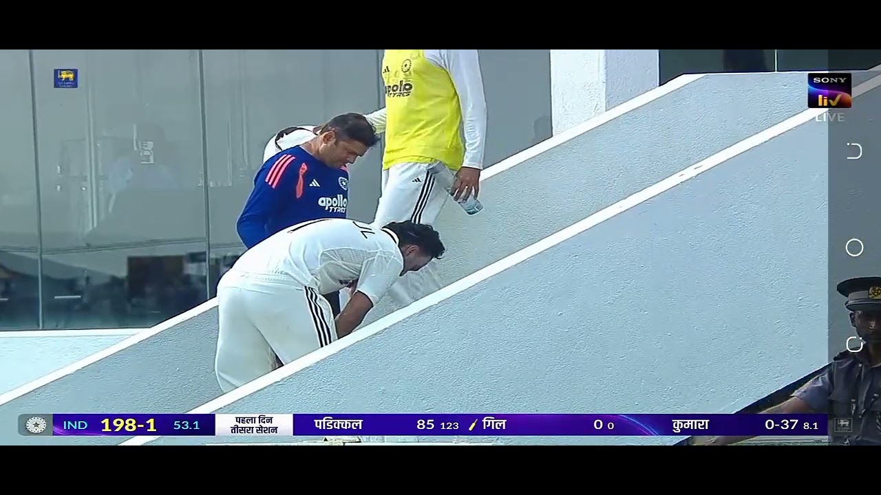 ind vs sl shorts first test devdutt paddikal scoring a 84 run