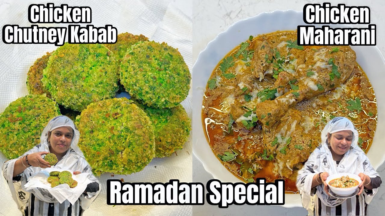 Chicken Green Chutney Kabab | Malai Chicken Maharani | Best For Aftar Ramzan Special Recipe