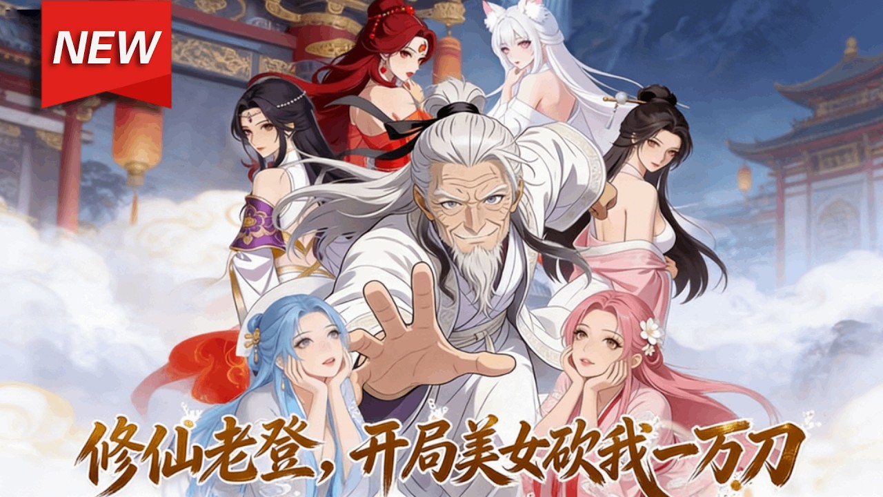 MULTISUB📢新番上线《修仙老登，开局美女砍我一万刀》第1~60集丨张天摇穿越修仙世界沦为废柴老头，觉醒拼好徒系统，从垂暮老者踏上逆天修仙路，一路拼团强势崛起！#漫剧 #破晓动漫社