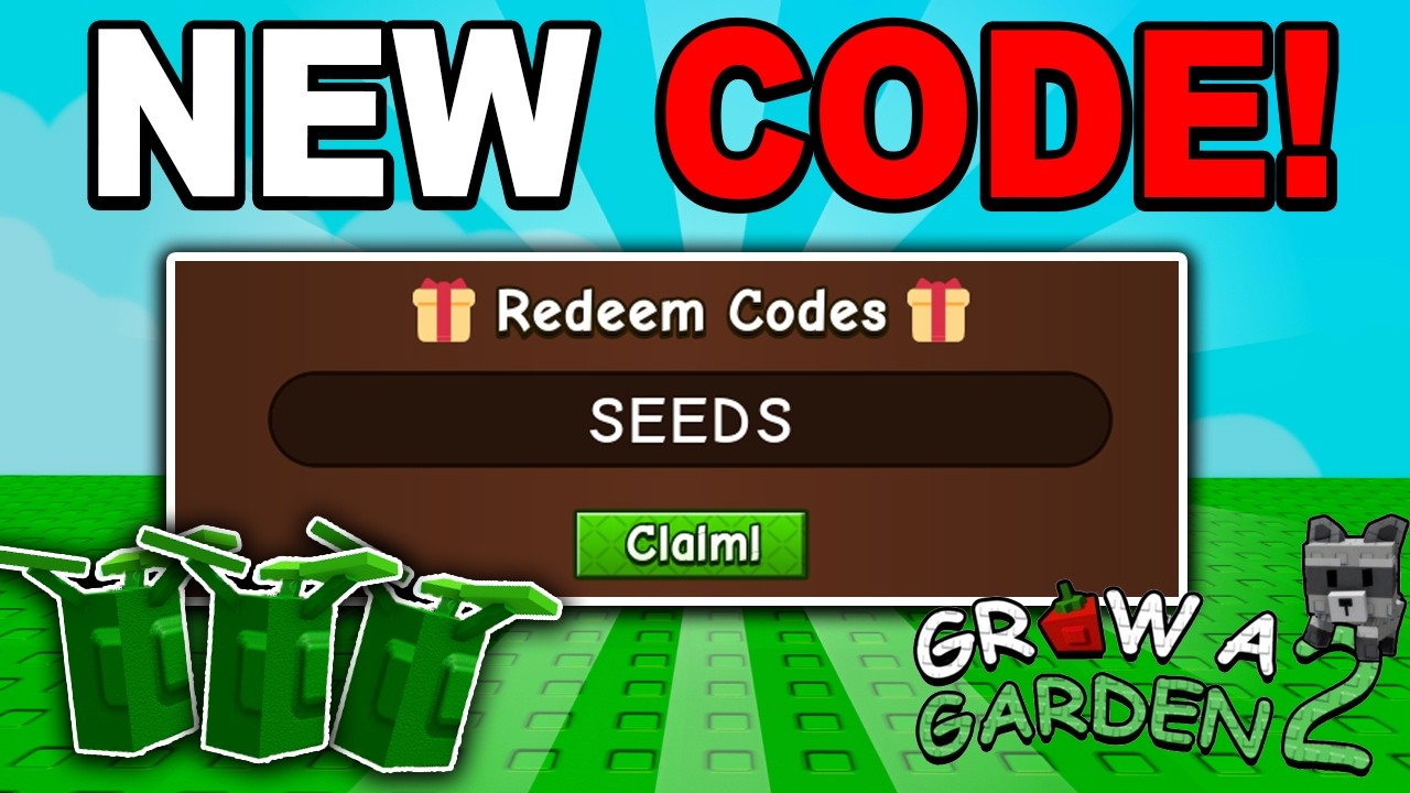 НОВЫЙ РАБОЧИЙ КОД!! В игре Grow a Garden 2 (Как активировать коды)