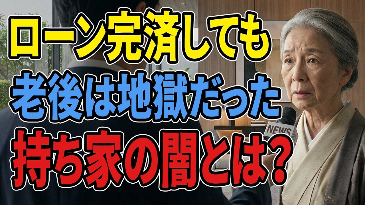 【現実の話】年金月22万円あれば安心だと思っていました。ローン完済後に待っていた“本当の現実”#シニア #老後 #70代 #実話
