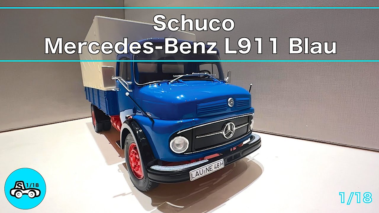 Schuco Mercedes-Benz L911 Blau 1/18