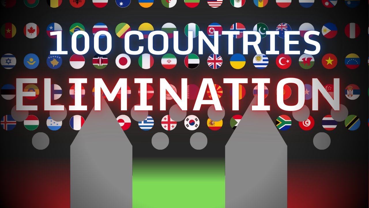 100 Countries Elimination Marble Race