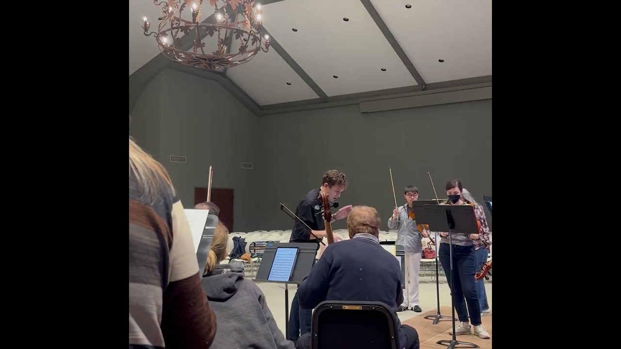 Corelli Christmas Concerto Rehearsal 1 excerpt Amarillo Symphony