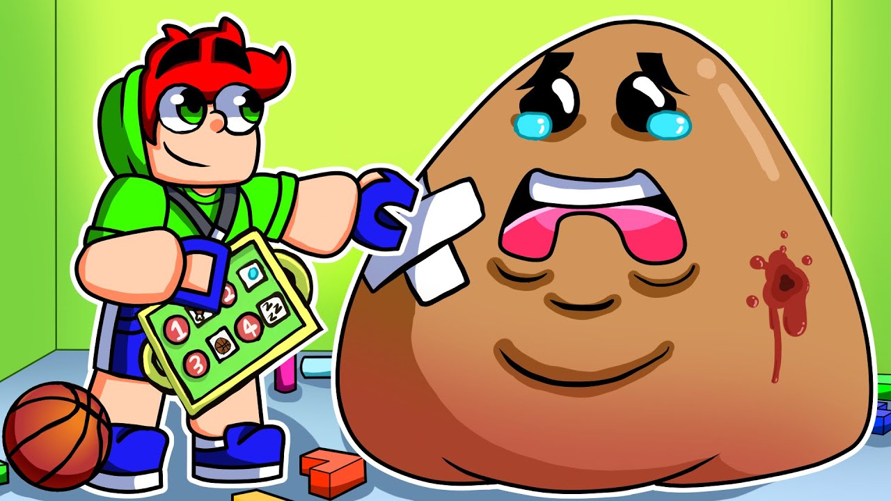 CUIDEI DO POU ATÉ ELE VIRAR UM MONSTRO ASSUSTADOR... (JOGO DE TERROR DO POU)