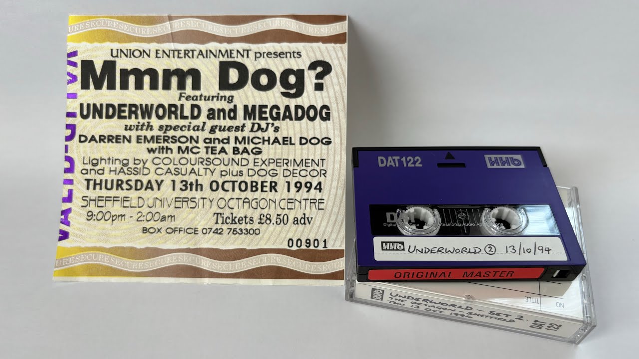 Underworld - Mmm Dog? Set 2 Live @ Sheffield University Octagon Centre Thu 13 Oct 1994