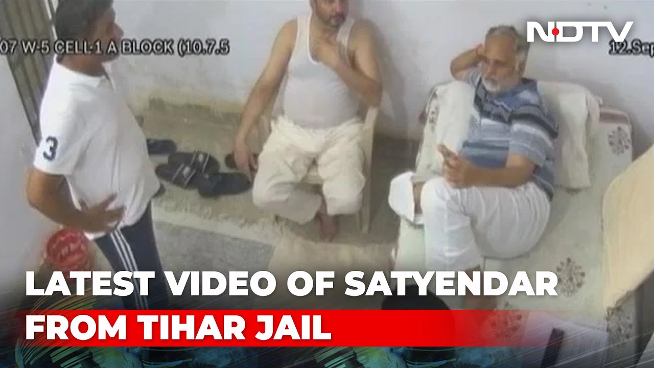 In New Video, Jailed AAP Minister Seen With Suspended Official Inside Cell