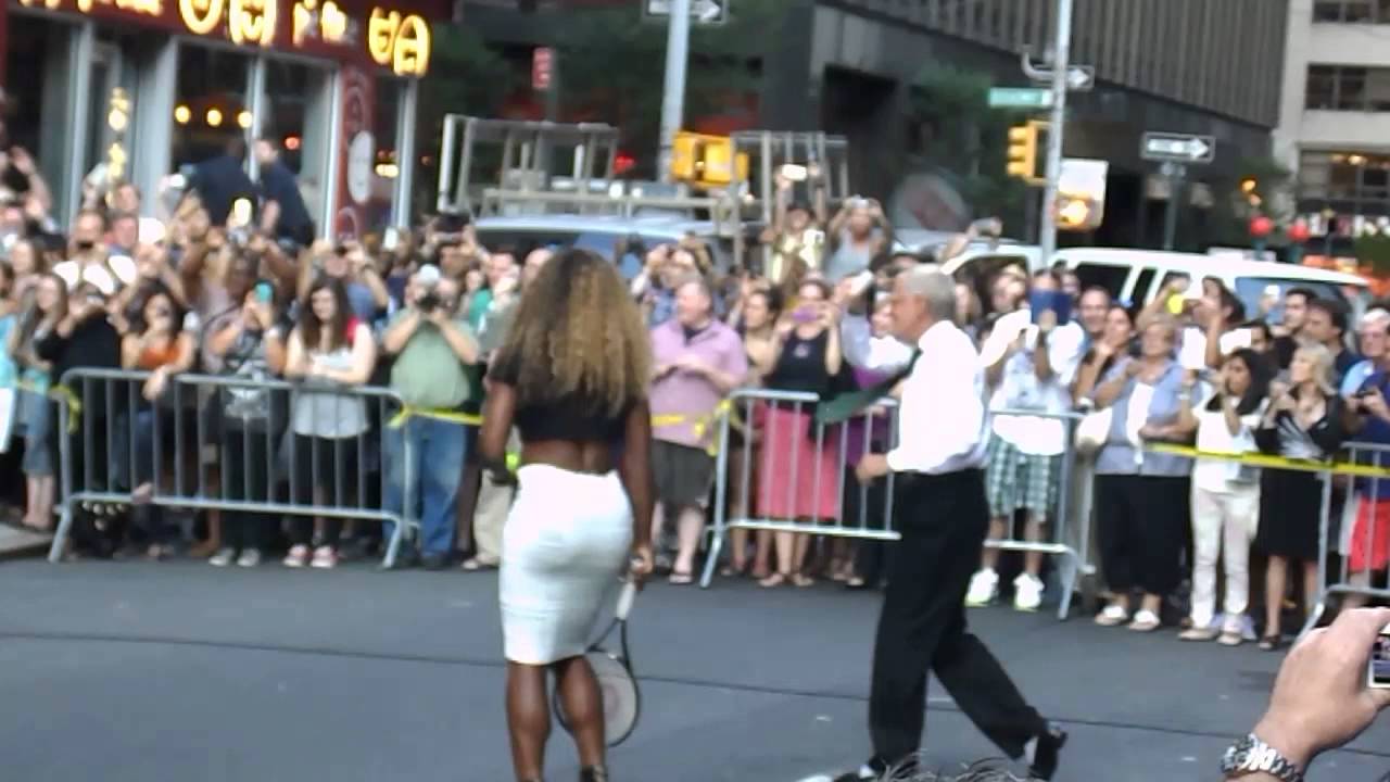 Serena Williams vs. David Letterman!